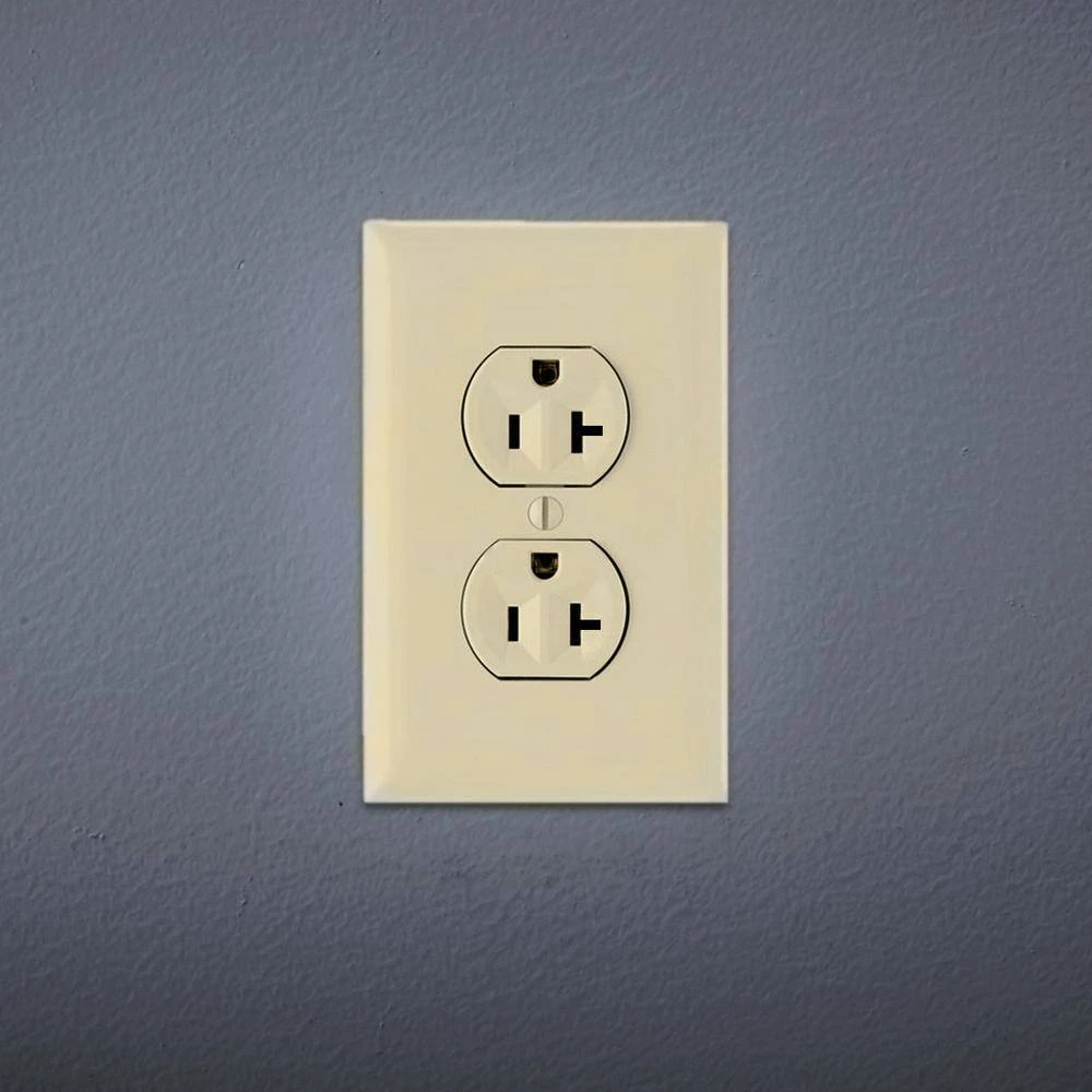 Pass & Seymour 20 Amp 125-Volt Tamper Resistant Commercial Grade Backwire Duplex Outlet, Ivory by Legrand 4 Pass & Seymour 20 Amp 125-Volt Tamper Resistant Commercial Grade Backwire Duplex Outlet, Ivory by Legrand - Image 2