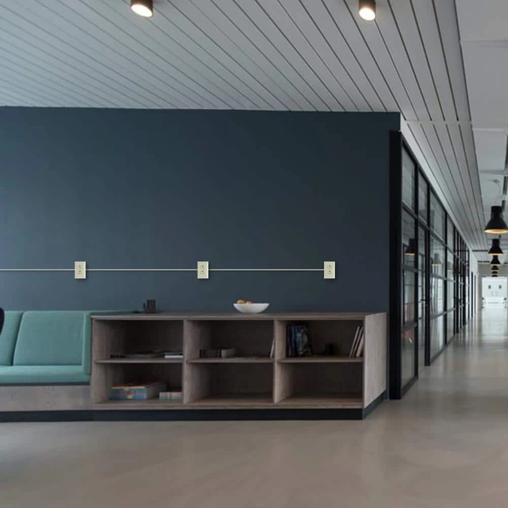 Wiremold 500 and 700 Series Metal Surface Raceway Two Gang Electrical Box, Ivory by Legrand 4 Wiremold 500 and 700 Series Metal Surface Raceway Two Gang Electrical Box, Ivory by Legrand - Image 2