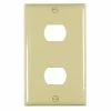 Pass & Seymour 1 Gang Despard 2 Toggle Switch Wall Plate, Ivory by Legrand 2 Pass & Seymour 1 Gang Despard 2 Toggle Switch Wall Plate, Ivory by Legrand -Legrand Sales ivory legrand outlet wall plates k2i 64 1000