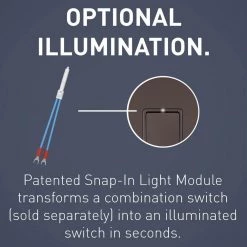 Radiant LED Locator Light Module, Clear by Legrand -Legrand Sales legrand accessories rcdlmcc8 1f 1000