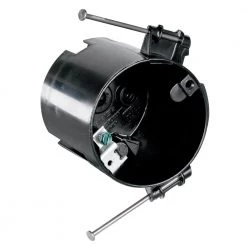 Pass & Seymour Slater New Work Plastic 1-Gang 3-1/4 in. Round Ceiling Box by Legrand