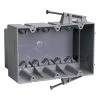 Pass & Seymour Slater New Work Plastic 3-Gang Captive Mounting Nail Auto Clamp Switch and Outlet Box by Legrand -Legrand Sales legrand boxes brackets p354racmh 64 1000