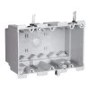 Pass & Seymour Slater Old Work Plastic 3 Gang Swing Bracket Switch and Outlet Box with Quick/Click by Legrand -Legrand Sales legrand boxes brackets s352w 64 1000
