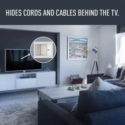 3-Gang Recessed TV Media Box Kit with Surge Suppressing Outlet, Low Voltage Inserts, and Metal Electrical Box, White by Legrand -Legrand Sales legrand boxes brackets tv3wmtvssw c3 1000