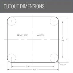 Wiremold WMFB Series 1/2 in. 15 Amp Rectangular Cover 4-Outlet Residential AC Floor Box, Nickel Cover by Legrand 13 Wiremold WMFB Series 1/2 in. 15 Amp Rectangular Cover 4-Outlet Residential AC Floor Box, Nickel Cover by Legrand -Legrand Sales legrand boxes brackets wmfb2dr2n fa 1000