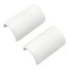 Wiremold CordMate Cord Cover Coupling, Cord Hider for Home or Office, Holds 1 Cable, White (2 Pack) by Legrand -Legrand Sales legrand cable organizers c19 64 1000