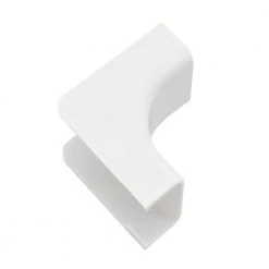 Wiremold CordMate II Cord Cover Inside Elbow, Cord Hider for Home or Office, Holds 3 Cables, White by Legrand