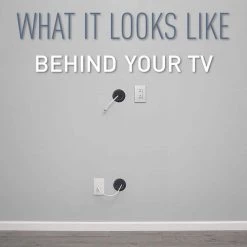 Wiremold Wiremold In Wall Low Voltage TV Grommet Kit with Mounting Brackets and Hole Saw, Black by Legrand -Legrand Sales legrand cable organizers cca6b 4f 1000