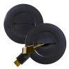 Wiremold Wiremold In Wall Low Voltage TV Grommet Kit with Mounting Brackets and Hole Saw, Black by Legrand 2 Wiremold Wiremold In Wall Low Voltage TV Grommet Kit with Mounting Brackets and Hole Saw, Black by Legrand -Legrand Sales legrand cable organizers cca6b 64 1000