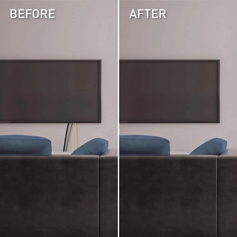 Wiremold Wiremold In Wall Low Voltage TV Grommet Kit with Mounting Brackets and Hole Saw, White by Legrand 4 Wiremold Wiremold In Wall Low Voltage TV Grommet Kit with Mounting Brackets and Hole Saw, White by Legrand - Image 2