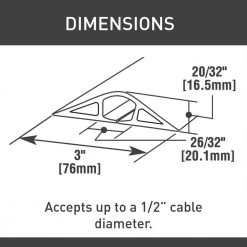 Wiremold Corduct 1400 Series 10 ft. Over-Floor Cord Protector, Black by Legrand -Legrand Sales legrand cable organizers cd2bk 10 c3 1000