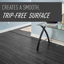 Wiremold Corduct 5 ft. 1-Channel Over-Floor Cord Protector, Black by Legrand -Legrand Sales legrand cable organizers cdbk 5 c3 1000