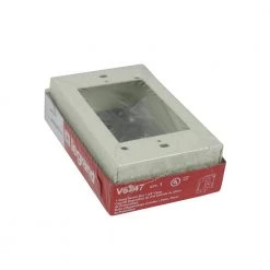 Wiremold 500 and 700 Series 1-3/8 in. Shallow Switch and Receptacle Box by Legrand -Legrand Sales legrand cable organizers v5747 1f 1000