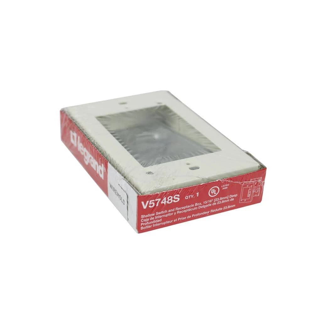 Wiremold 500 and 700 Series Shallow Switch and Receptacle Box by Legrand 6 Wiremold 500 and 700 Series Shallow Switch and Receptacle Box by Legrand - Image 4