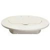 Pass & Seymour Slater 1 Gang Round Thermoplastic Floor Box Cover, Light Almond by Legrand -Legrand Sales legrand covers tm1542trla 64 1000