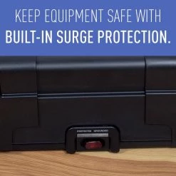 Wiremold CordMate 8-Outlet Cable Management Box with Built-In Surge Protected Power Strip, for Home or Office, Black by Legrand 15 Wiremold CordMate 8-Outlet Cable Management Box with Built-In Surge Protected Power Strip, for Home or Office, Black by Legrand -Legrand Sales legrand desk grommets hole covers ccbp8 bk 1f 1000