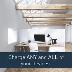 Radiant In-Wall Power and USB Type A/C Outlet Relocation Kit, White by Legrand 14 Radiant In-Wall Power and USB Type A/C Outlet Relocation Kit, White by Legrand -Legrand Sales legrand desk grommets hole covers iwpeusbac wh fa 1000