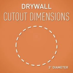 Wiremold in Wall TV Power and Cable Grommet Kit with Mounting Brackets and Hole Saw, White by Legrand -Legrand Sales legrand desk grommets hole covers zkt101 76 1000