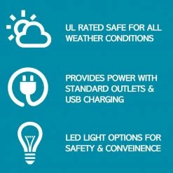 Wiremold Outdoor Weatherproof Charging Station 2-Gang, 1 GFCI Outlet and 1 4-Port USB Outlet plus Accent Light, Silver by Legrand 15 Wiremold Outdoor Weatherproof Charging Station 2-Gang, 1 GFCI Outlet and 1 4-Port USB Outlet plus Accent Light, Silver by Legrand -Legrand Sales legrand gfci plugs xcsal2gru sv 76 1000