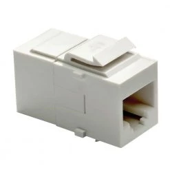 Adorne Cat5e RJ45 Connector Keystone Insert, White (1-Pack) by Legrand