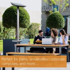 Wiremold Outdoor Weatherproof 50-Watt Monocrystalline Off Grid Solar Panel Charging Kit with 6 USB Ports and LED Light by Legrand -Legrand Sales legrand off grid solar systems xsolarcs 4f 1000