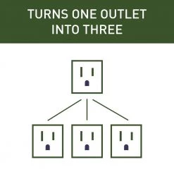 Pass & Seymour 15 Amp 125-Volt Triple Tap Lighted Adapter, White by Legrand 8 Pass & Seymour 15 Amp 125-Volt Triple Tap Lighted Adapter, White by Legrand -Legrand Sales legrand outlet adapters converters 1147ltwcc5 c3 1000