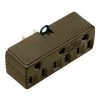 Pass & Seymour 15 Amp 125-Volt Triple Tap Adapter, Brown by Legrand -Legrand Sales legrand outlet adapters converters 1219cc10 64 1000