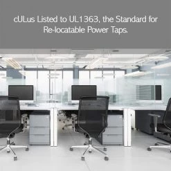 Wiremold CabinetMATE 9-Outlet 15 Amp Power Strip, 6 ft. Cord by Legrand -Legrand Sales legrand power strips 3609ulbc 1f 1000