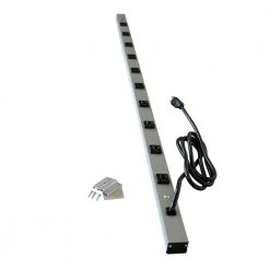 Wiremold CabinetMATE 10-Outlet 15 Amp Power Strip, 6 ft. Cord by Legrand