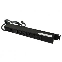 Wiremold 6-Outlet 15 Amp Rackmount Power Strip, 6 ft. Cord by Legrand