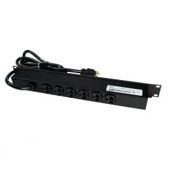 Wiremold Perma Power 6-Outlet 20 Amp Rackmount Computer Grade Surge Strip with Lighted On/Off Switch, 15 ft. Cord by Legrand