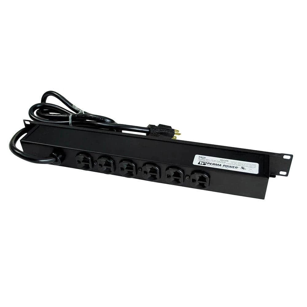 Wiremold Perma Power 6-Outlet 20 Amp Rackmount Computer Grade Surge Strip with Lighted On/Off Switch, 15 ft. Cord by Legrand 3 Wiremold Perma Power 6-Outlet 20 Amp Rackmount Computer Grade Surge Strip with Lighted On/Off Switch, 15 ft. Cord by Legrand