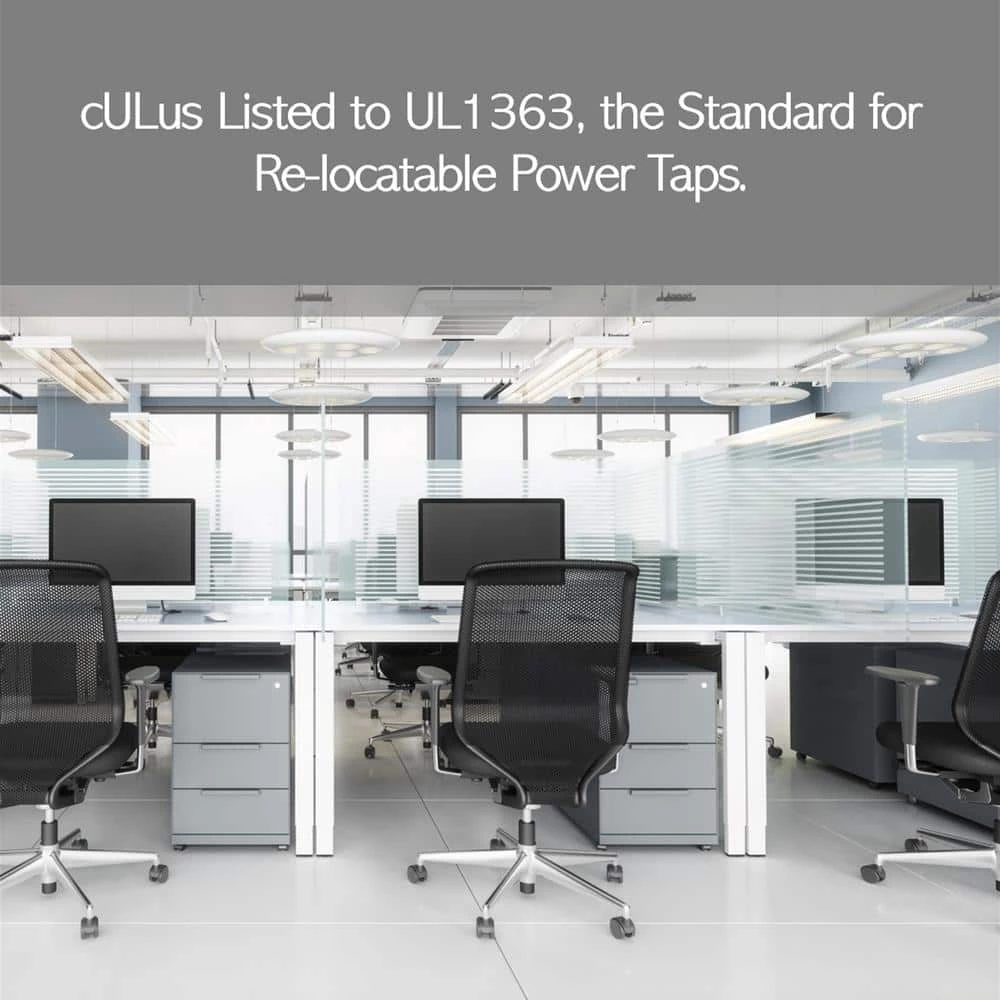 Wiremold 12-Outlet 15 Amp Industrial Power Strip with Lighted On/Off Switch, 15 ft. Cord by Legrand 5 Wiremold 12-Outlet 15 Amp Industrial Power Strip with Lighted On/Off Switch, 15 ft. Cord by Legrand - Image 3