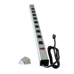 Wiremold 9-Outlet 15 Amp Industrial Power Strip with Lighted On/Off Switch, 6 ft. Cord by Legrand