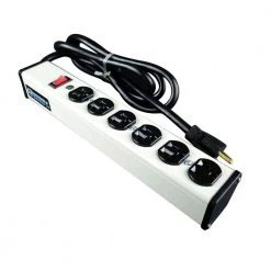 Wiremold 6-Outlet 20 Amp Compact Power Strip, 6 ft. Cord by Legrand
