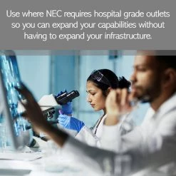 Wiremold 6-Outlet 15 Amp Medical Grade Power Strip, 15 ft. Cord by Legrand 11 Wiremold 6-Outlet 15 Amp Medical Grade Power Strip, 15 ft. Cord by Legrand -Legrand Sales legrand power strips ulm6 15 1f 1000