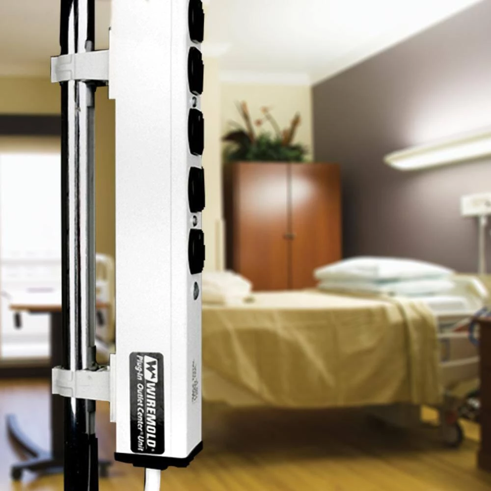 Wiremold 6-Outlet 15 Amp Medical Grade Power Strip, 15 ft. Cord by Legrand 4 Wiremold 6-Outlet 15 Amp Medical Grade Power Strip, 15 ft. Cord by Legrand - Image 2