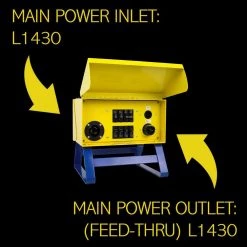 Wiremold 30Amp 125-Vol/250-Volt Rugged Temporary Power Distribution Unit with 12 GFCI Outlets by Legrand 18 Wiremold 30Amp 125-Vol/250-Volt Rugged Temporary Power Distribution Unit with 12 GFCI Outlets by Legrand -Legrand Sales legrand temporary power distribution boxes xdu30ahndl 1f 1000