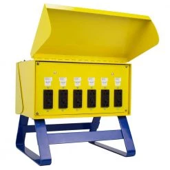 Wiremold 30Amp 125-Vol/250-Volt Rugged Temporary Power Distribution Unit with 12 GFCI Outlets by Legrand