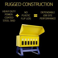 Wiremold 30Amp 125-Vol/250-Volt Rugged Temporary Power Distribution Unit with 12 GFCI Outlets by Legrand 20 Wiremold 30Amp 125-Vol/250-Volt Rugged Temporary Power Distribution Unit with 12 GFCI Outlets by Legrand -Legrand Sales legrand temporary power distribution boxes xdu30ahndl fa 1000