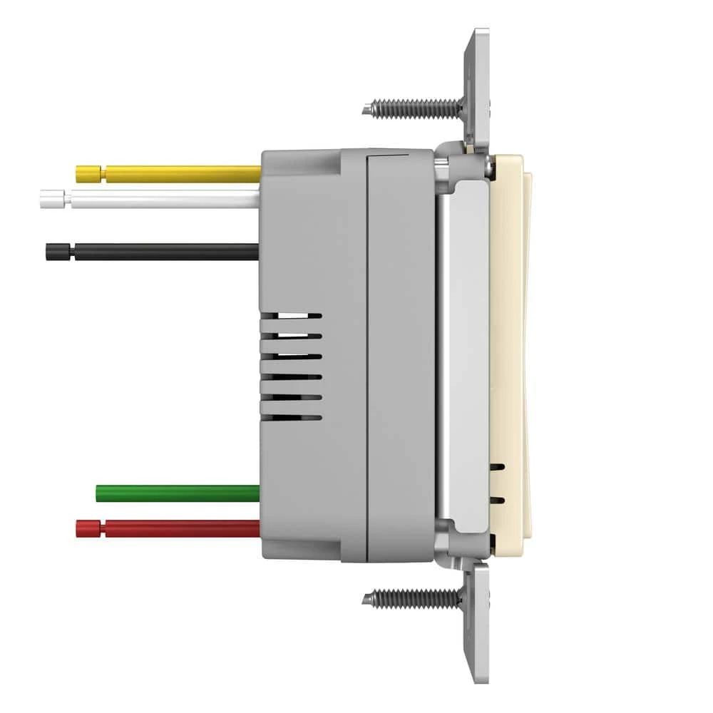 Radiant Smart Tru-Universal 450-Watt Single Pole/3-Way LED/CFL/Incandescent Wi-Fi Dimmer, Light Almond by Legrand 9 Radiant Smart Tru-Universal 450-Watt Single Pole/3-Way LED/CFL/Incandescent Wi-Fi Dimmer, Light Almond by Legrand - Image 7