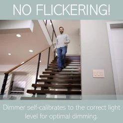 Radiant Smart Tru-Universal 450-Watt Single Pole/3-Way LED/CFL/Incandescent Wi-Fi Dimmer, Light Almond by Legrand 13 Radiant Smart Tru-Universal 450-Watt Single Pole/3-Way LED/CFL/Incandescent Wi-Fi Dimmer, Light Almond by Legrand -Legrand Sales light almond legrand dimmers wwrl50laccv2 66 1000