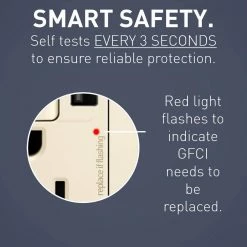 Radiant 15 Amp 125-Volt Tamper Resistant GFCI Residential/Commercial Decorator Duplex Outlet with A/A USB, Light Almond by Legrand -Legrand Sales light almond legrand electrical outlets receptacles 1597trusbaala 1f 1000