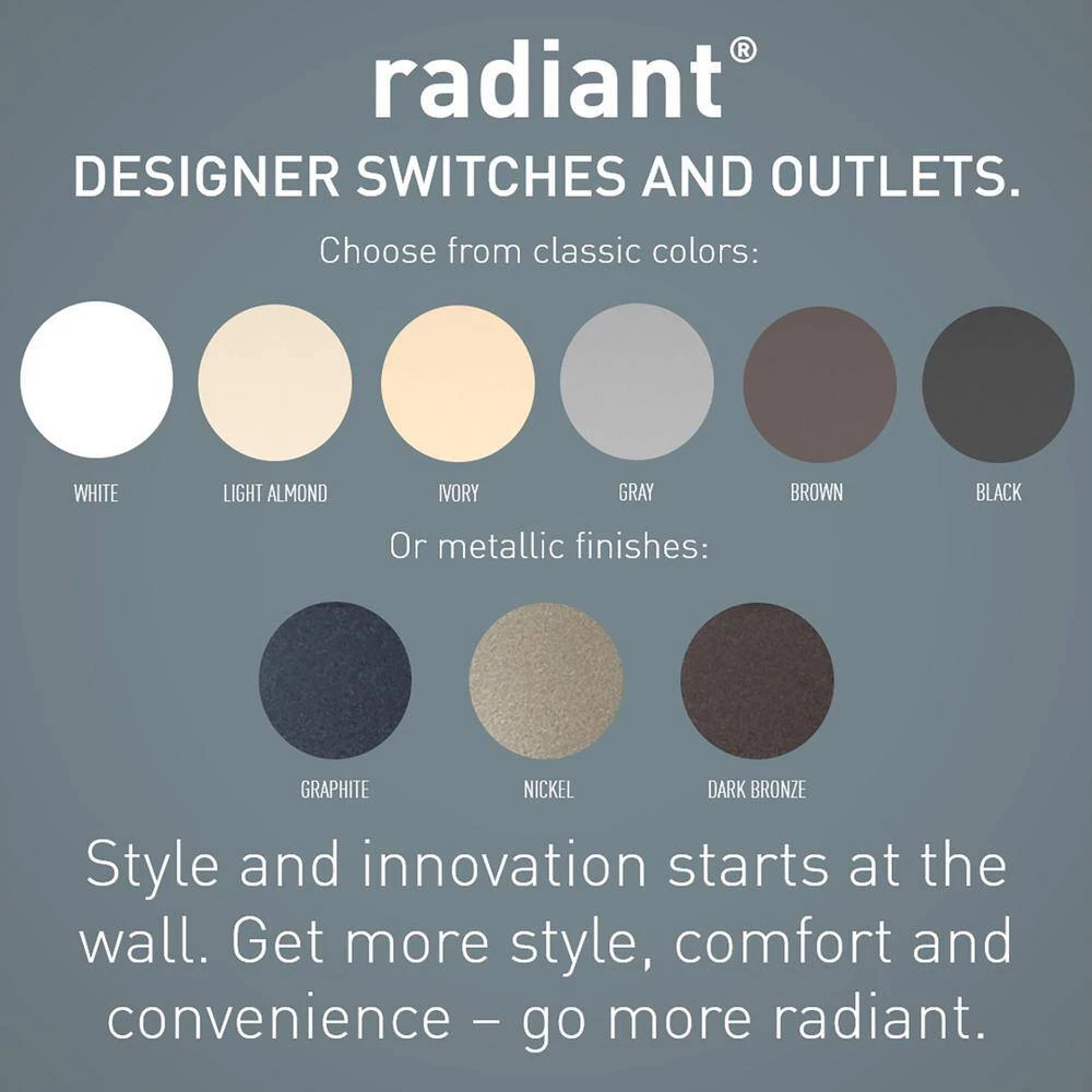 Radiant 20 Amp 125-Volt Tamper Resistant Self-Test GFCI Duplex Outlet with Type A/C USB, Light Almond by Legrand 10 Radiant 20 Amp 125-Volt Tamper Resistant Self-Test GFCI Duplex Outlet with Type A/C USB, Light Almond by Legrand - Image 8