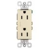 Radiant 15 Amp 125-Volt Tamper Resistant Decorator Duplex Outlet, Light Almond (10-Pack) by Legrand 1 Radiant 15 Amp 125-Volt Tamper Resistant Decorator Duplex Outlet, Light Almond (10-Pack) by Legrand -Legrand Sales light almond legrand electrical outlets receptacles 885trlacp5 64 1000