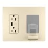 Radiant 15 Amp 125-Volt Decorator Duplex Outlet Tamper Resistant USB Wireless Charger with Wall Plate USB, Light Almond by Legrand -Legrand Sales light almond legrand electrical outlets receptacles rwc826usblaccv2 64 1000