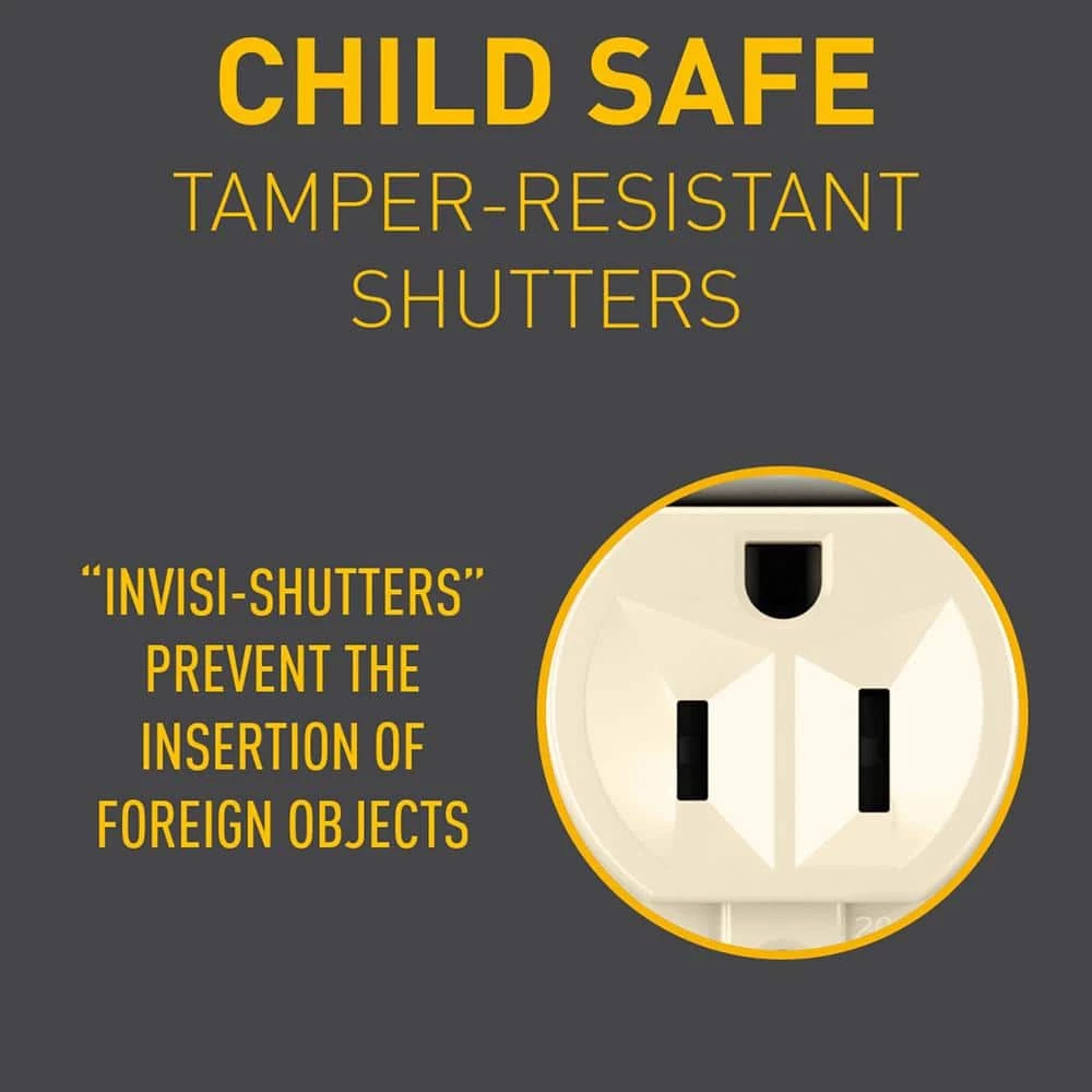 Pass and Seymour 15 Amp 125 Volt Tamper Resistant Commercial Grade Backwire Duplex Outlet, Light Almond (10-Pack) by Legrand 8 Pass and Seymour 15 Amp 125 Volt Tamper Resistant Commercial Grade Backwire Duplex Outlet, Light Almond (10-Pack) by Legrand - Image 6