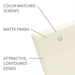 Pass and Seymour 1-Gang 1-Duplex Outlet Unbreakable Wall Plate, Light Almond (10-Pack) by Legrand -Legrand Sales light almond legrand outlet wall plates tp8lacp10 1d 1000