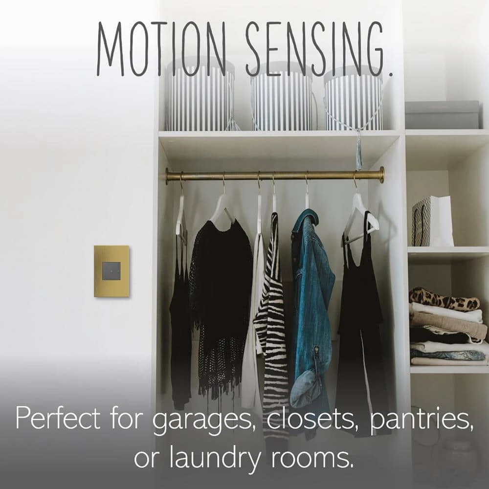 Adorne Sensa 700-Watt Single-Pole/3-Way Incandescent/Halogen Auto On/Auto Off Dimmer, Magnesium by Legrand 7 Adorne Sensa 700-Watt Single-Pole/3-Way Incandescent/Halogen Auto On/Auto Off Dimmer, Magnesium by Legrand - Image 5