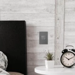 Adorne sofTap Tru-Universal 700W 1-Pole/3-Way LED/Halogen/MLV/Fluorescent/ELV/CFL Dimmer and Wall Plate, Magnesium by Legrand -Legrand Sales magnesium legrand dimmers adtp703tum4wp 1d 1000